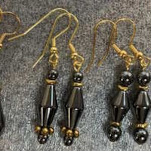 Alaska Black Diamond Hämatit Ohrringe