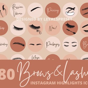 80+ Beauty Salon Instagram Story Highlight Icons, Beige pink IG stories covers, Lashes and Brows IG highlights, Lash Brow microblading icon