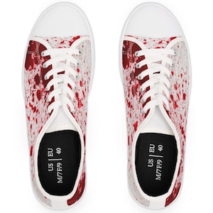 Women&#39;s Bloody Cosplay Low Top Sneakers
