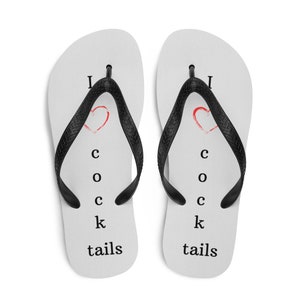I Love Cocktails Flip-Flops