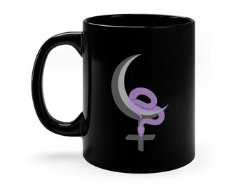 Occult Goddess symbol Satanic coffee mug Live well laugh often praise Lilith Occult Goddess symbol Satanic coffee mug Live well laugh often praise Lilith