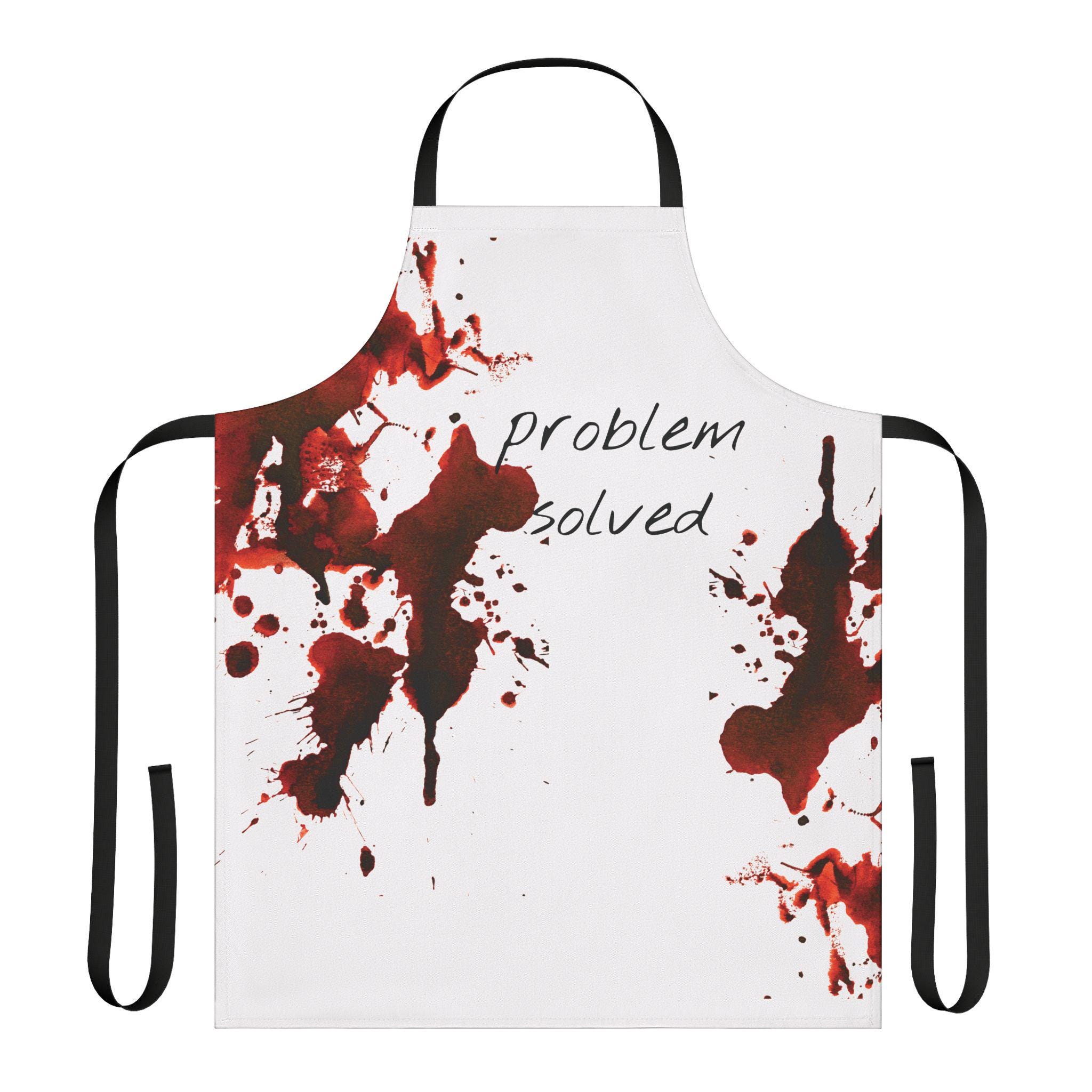 Grembiule Insanguinato Per Halloween - Costume Horror Per Feste, Con Fasce Coltello Per Decorazione