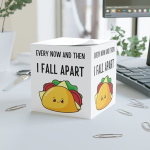 Cute Taco Note Cube