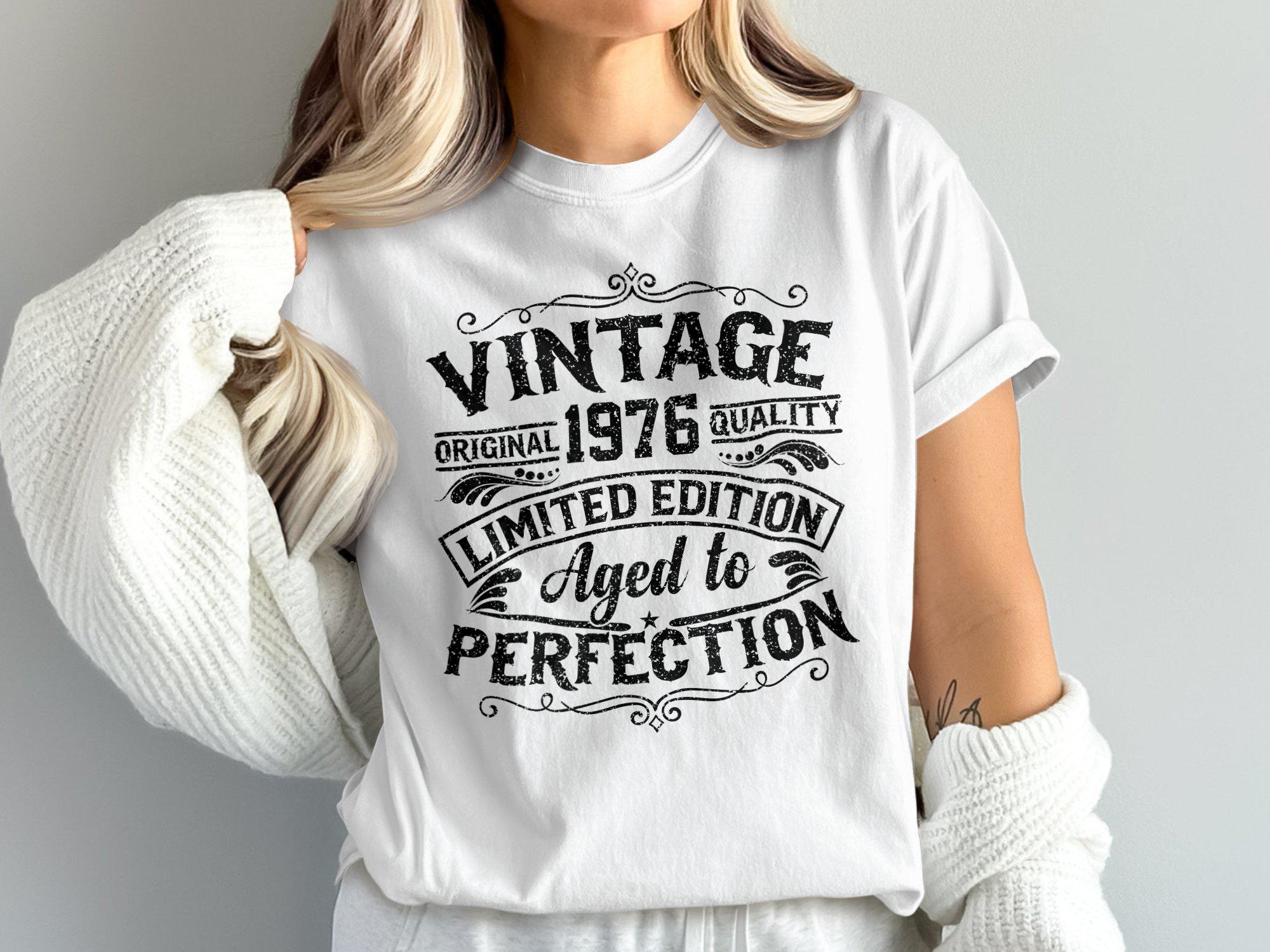 Vintage 1976 Limited Edition Aged to Perfection T-shirt, Original 