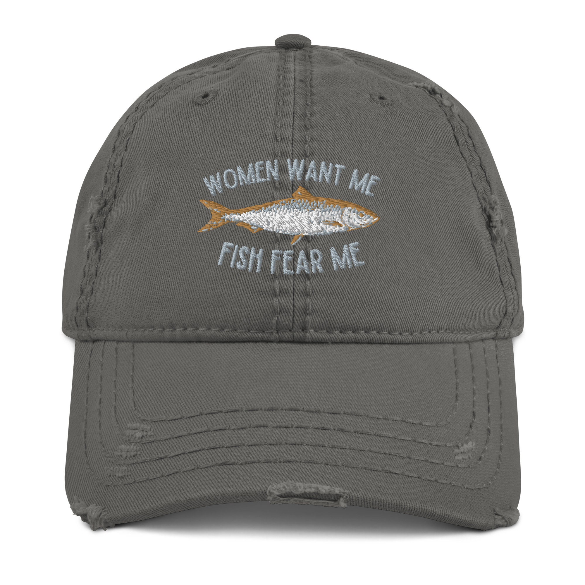 Women Fear Me - Fish Want Me - Embroidered Bucket Hat