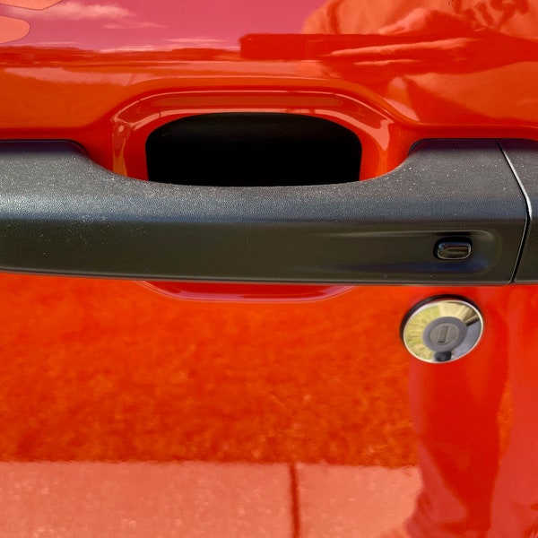 Vinyl Door Handle Protectors for Jeep Wrangler JL and Gladiator JT - Single Color