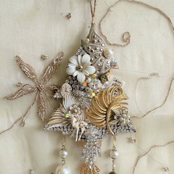 Shabby Chic Ornament Etsy