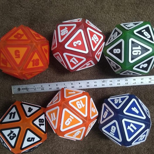 Giant D20 Twenty Sider 6.5" Extremely rugged