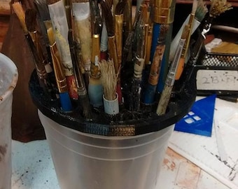 Paint Brush Cup Lid/Organizer