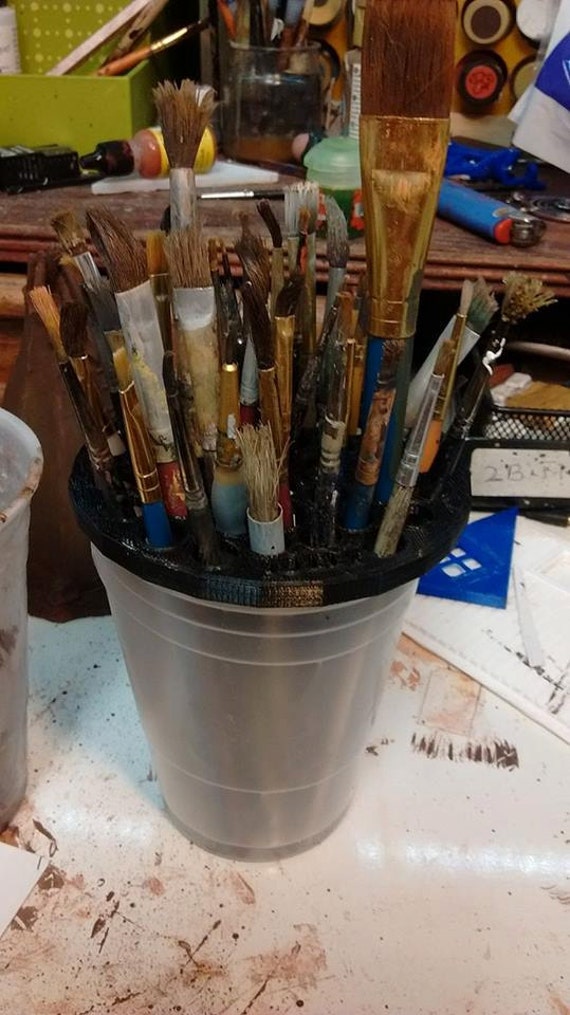 Paint Brush Cup Lid/organizer 