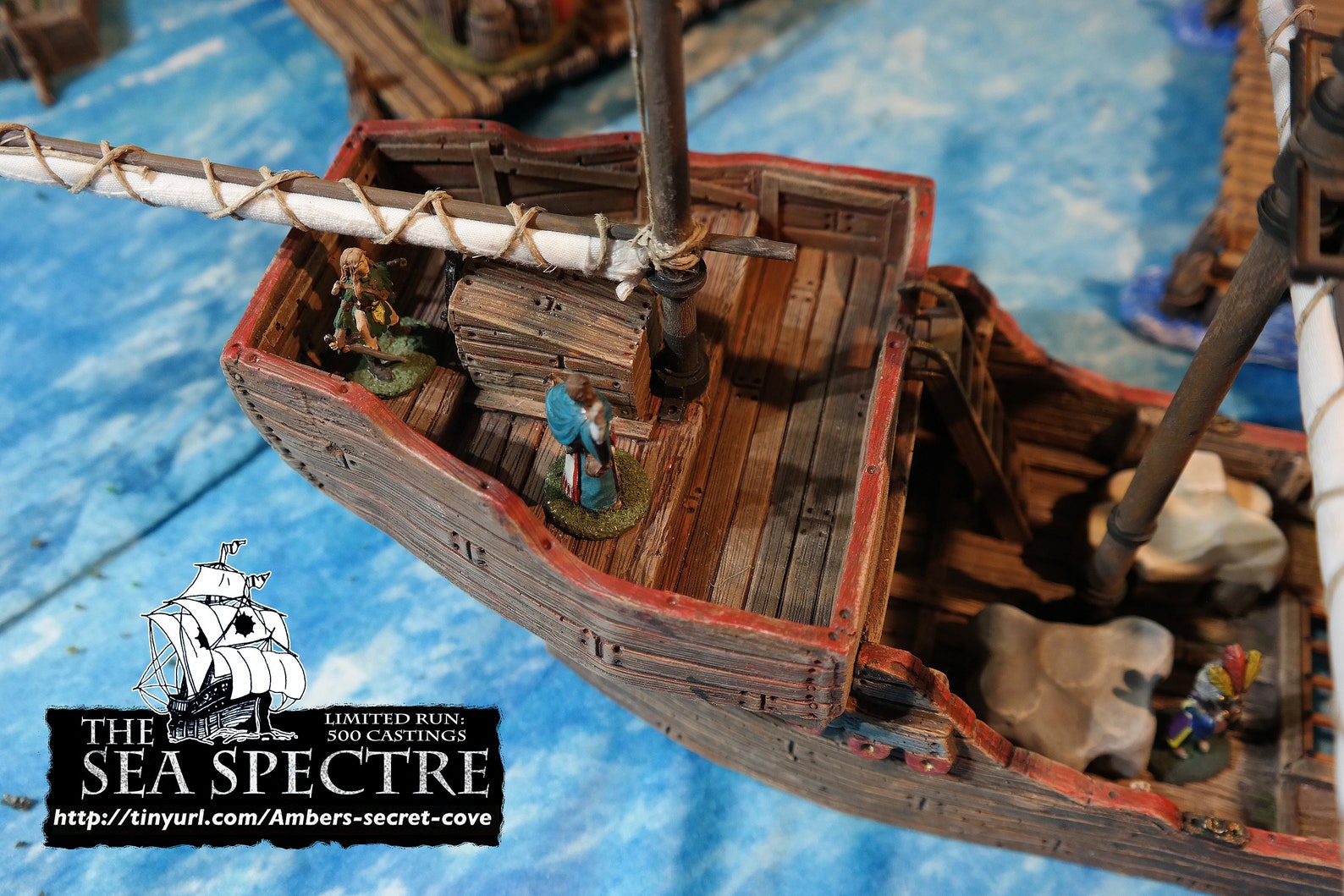 The Sea Spectre 28mm Tabletop Sailing Ship Limited to 500 - Etsy