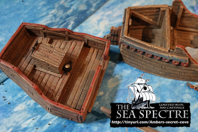 The Sea Spectre 28mm Tabletop Sailing Ship Limited to 500 - Etsy