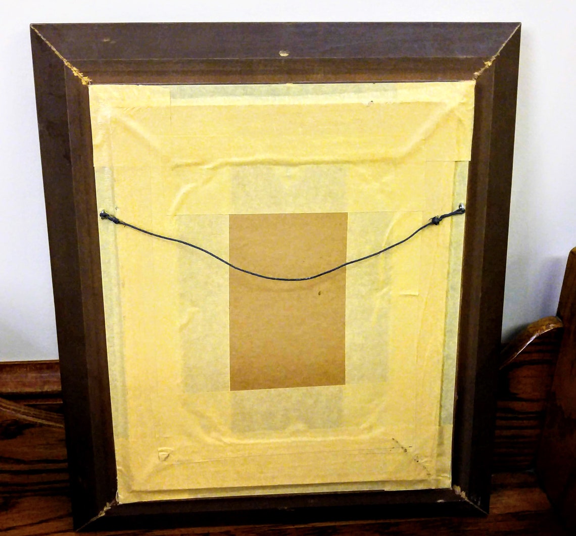 Jerome Tiger Original Painting Print Native American Indian Etsy