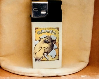 Vintage Joe Camel Lighter, Camel, Cigars, Cigarettes Lighter, 1988, Fathers Day Gift, Dads and Grads Gifts