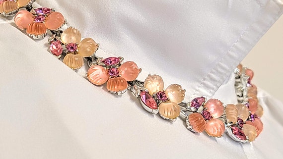 Vintage Signed LISNER Splendid Fruit Necklace Bra… - image 2