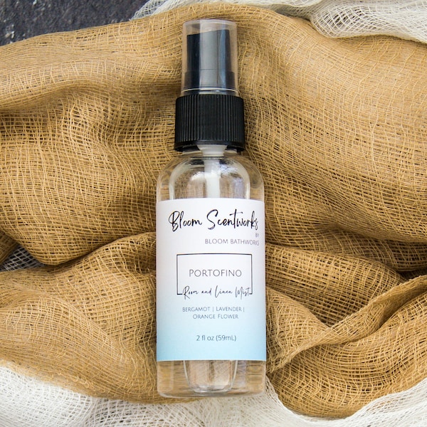 Portofino Linen Spray, Room Spray, Home Scent, Bathroom Spray, Car Freshener, Dorm Essentials, Designer Dupe, Travel Size Toiletries, Gifts