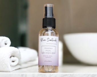 Heavenly Hotel White Tea, Home Scent, Room Spray, Bathroom Spray, Car Freshener, Secret Santa Gift, 4oz Spray, Stocking Stuffer for Her