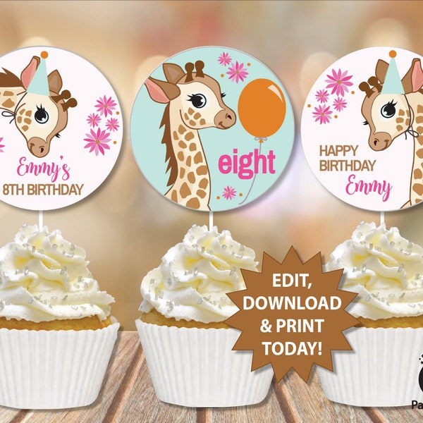 Giraffe Toppers - Etsy