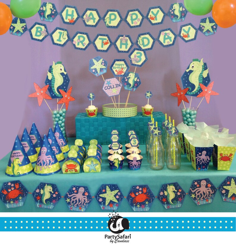 Seahorse Printable Pin the Fin on the Seahorse Game Under the Sea Game Ocean Theme Game Instant