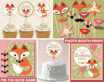 Fox Birthday Party | Etsy