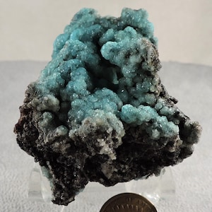 Hemimorphite Botryoidal Specimen, Botryoidal Hemimorphite, Blue Crystal Specimen, M2527, From Arizonacrystalco