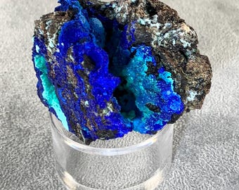 Azurite and Chrysocolla Specimen, Southern Arizona, M2566, from Arizonacrystalco