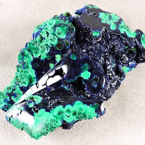 Azurite Crystals with Polished Malachite and Azurite China, M2534, from Arizonacrystalco