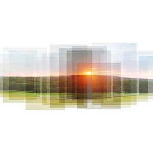 Virginia Sunset - photograph, landscape photograph, wall art, sunset art, sunset photo, Virginia print, panorama, Richmond VA, Virginia art