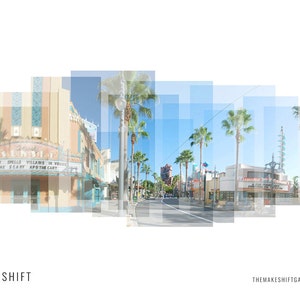 Stampa Sunset Boulevard / Hollywood Studios • Disney World, Tower of Terror, arte murale Disney, stampe Disney, arte Disney World, regali Disney
