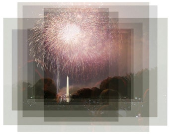 Washington D.C. Fireworks - photography, Fourth of July, Washington DC art, DC print, Washington Monument, fireworks art, DC art, July 4