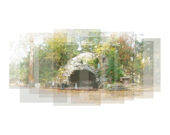 University of Notre Dame - The Grotto - photograph, wall art, Notre Dame art, campus photography, South Bend, Fighting Irish, Notre Dame art