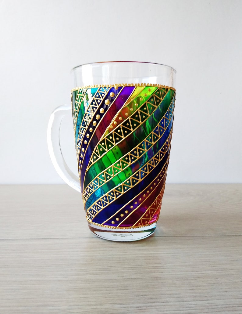 Colorful Rainbow Coffee Mug Sublimation Graphic by jaiprakan.a