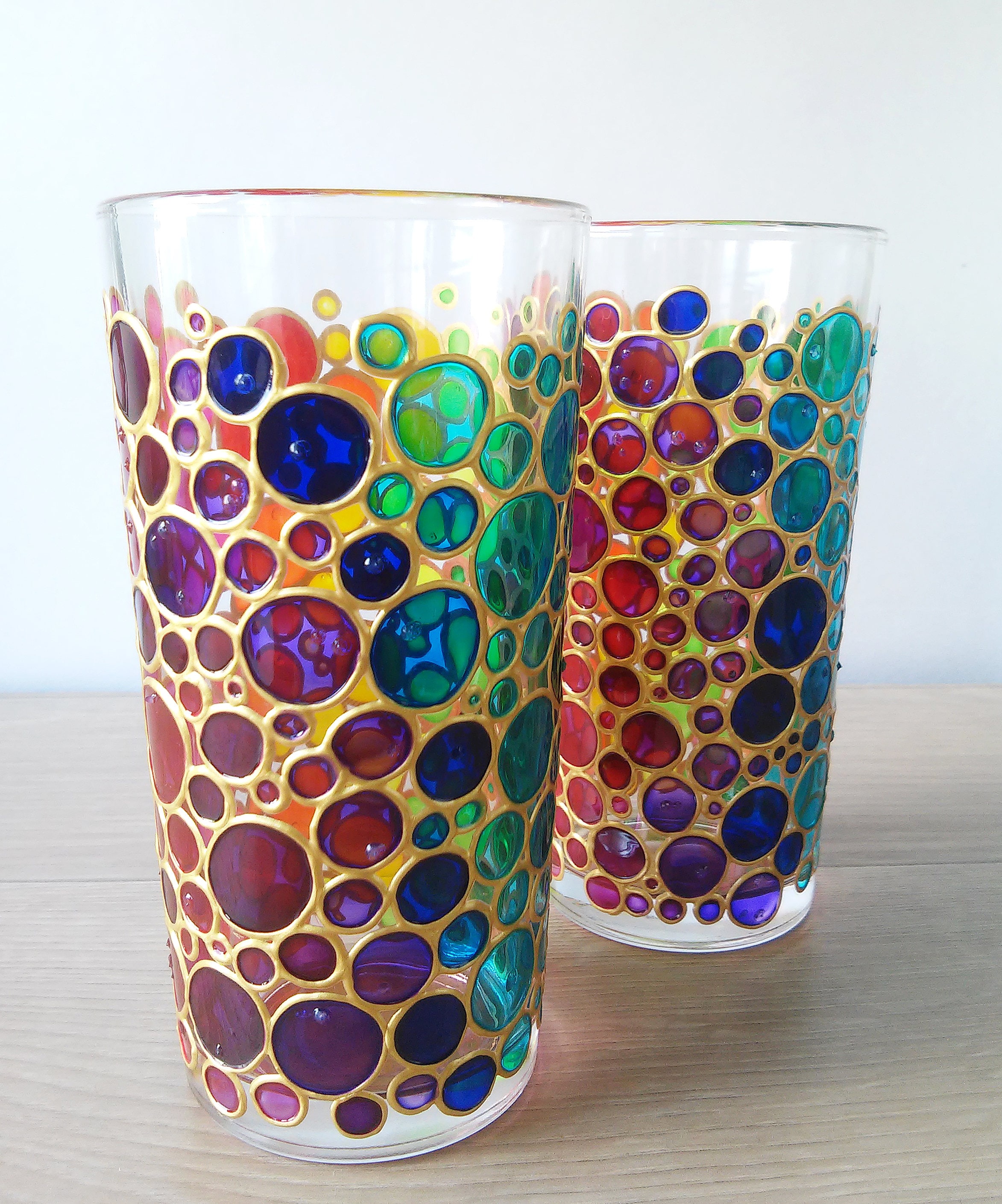 5 oz plastic wine glasses 5 Green & Gold Reusable Wine Cups