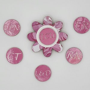 Pretty In Pink  Flower Bogg Bag Charm