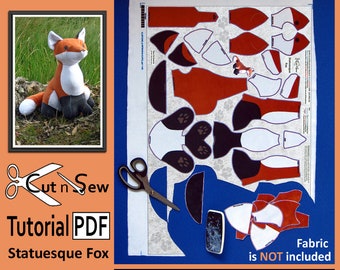 Statuesque Fox Cut n Sew Tutorial PDF