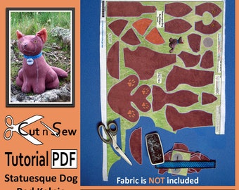 Statuesque Dog Cut n Sew Tutorial PDF