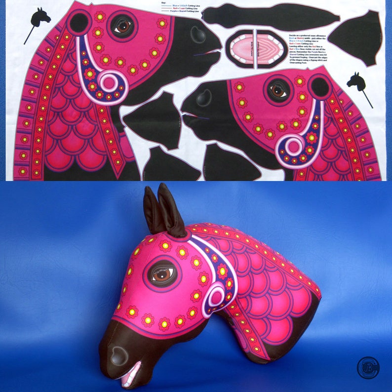 Cut n Sew Horse Head Cushion/Pillow Sewing Tutorial Etsy