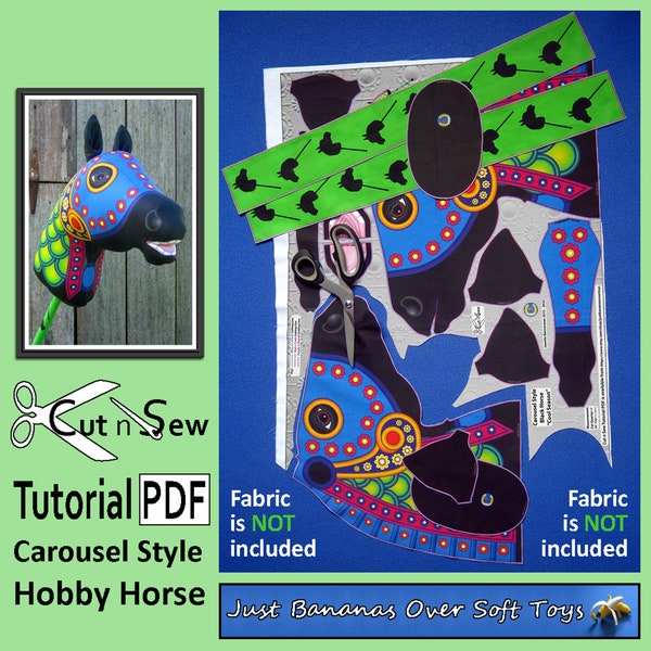 Cut n Sew Carrusel Style Hobby Horse Costura Tutorial