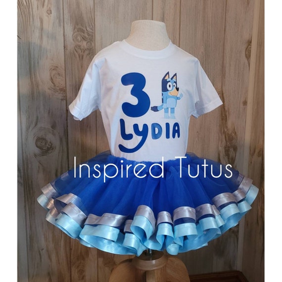 Bluey Inspired Birthday Outfit, Bluey Shirt, Customized Bluey