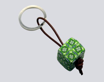 Apple green keychain