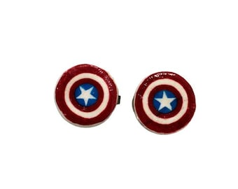 Button covers Captain America