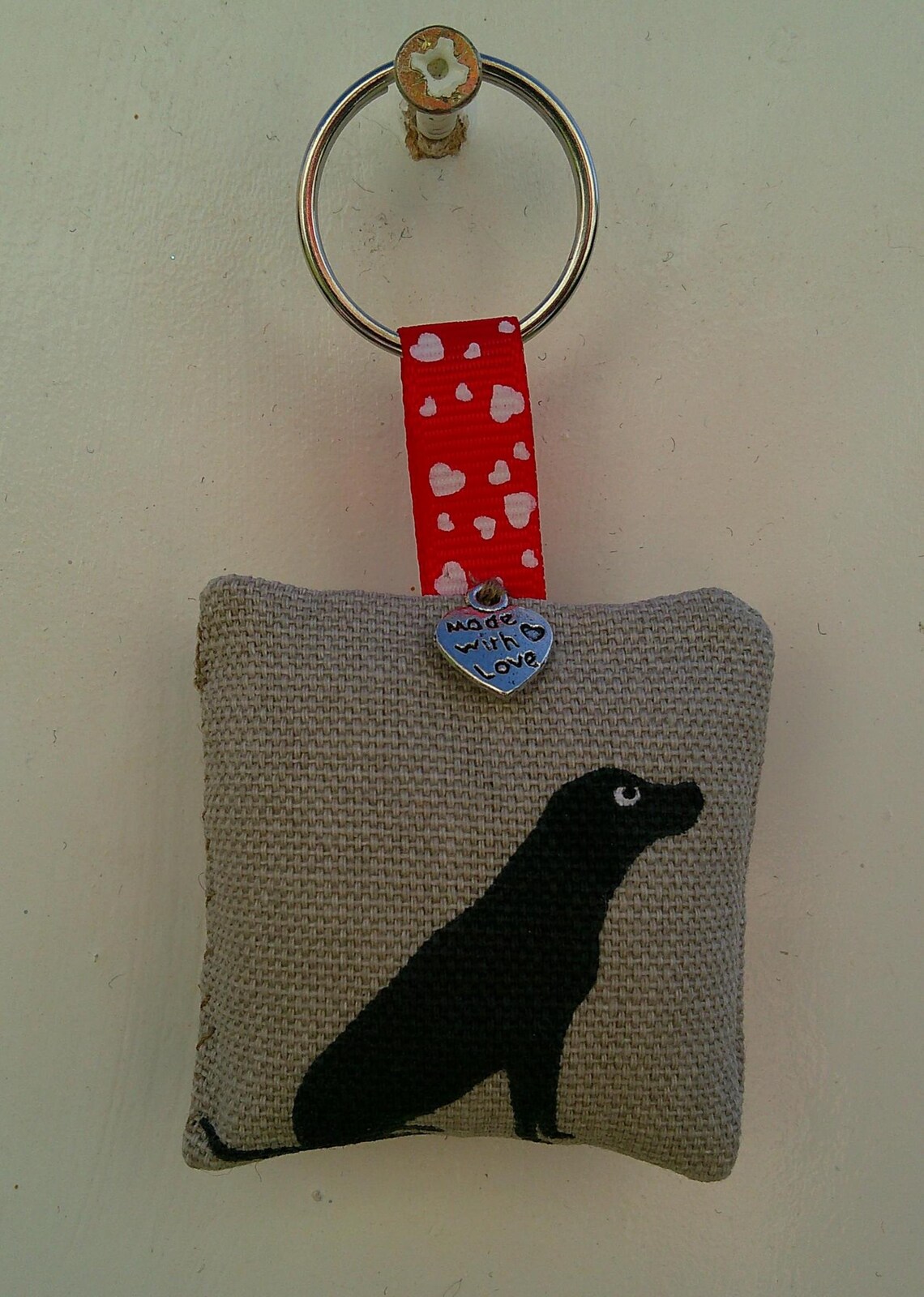Sophie Allport Black Labrador Dog Key Ring, Key Chain, Bag Charm ...