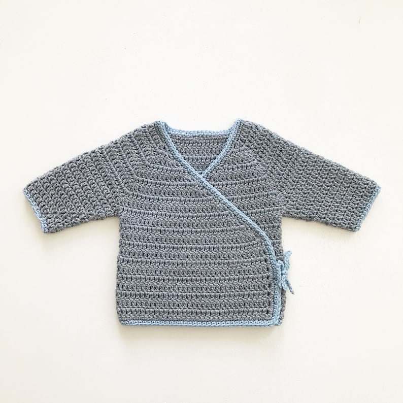 Crochet Pattern Baby Kimono Etsy