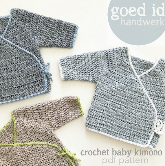 Crochet baby kimono pattern sale