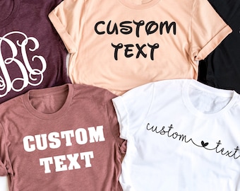 Personalized T-shirt, Custom T-Shirts, Custom Shirt, Personalized Shirt, Custom Shirt Printing, Custom Shirt for Women, Custom Shirt for Men