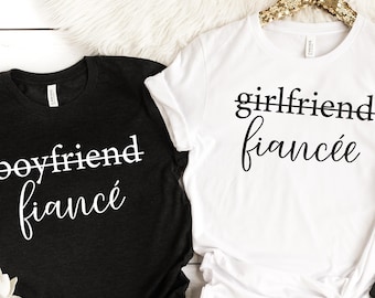 Girlfriend to Fiance, Fiancé Sweatshirt, Bridal Shower Gift, Engagement Gift, Gift for Bride, Gift for Fiancee, Wedding Gift, Bride Gift