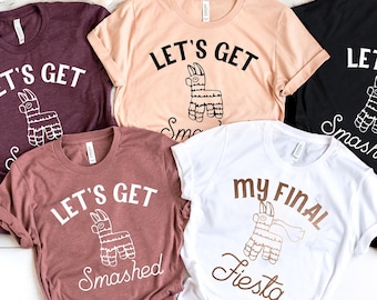 Fiesta Bachelorette Party Shirts, Fiesta Shirts, Bachelorette Shirts Fiesta, Mexico Bachelorette, Nacho Average Bride, Bachelorette Tank Top