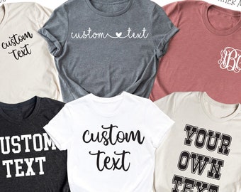 Personalized T-shirt, Custom T-Shirts, Custom Shirt, Personalized Shirt, Custom Shirt Printing, Custom Shirt for Women, Custom Shirt for Men