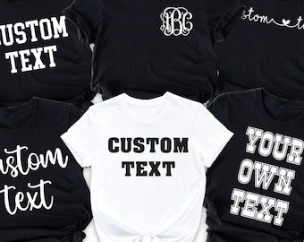 Personalized T-shirt, Custom T-Shirts, Custom Shirt, Personalized Shirt, Custom Shirt Printing, Custom Shirt for Women, Custom Shirt for Men