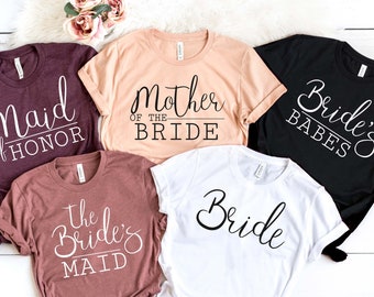 Bachelorette Party Shirt, Brides Babes Shirt, Babe of Honor Shirt, Bride Shirt, Bridesmaid Gift, Bridesmaid Shirt, Wedding Party Shirt